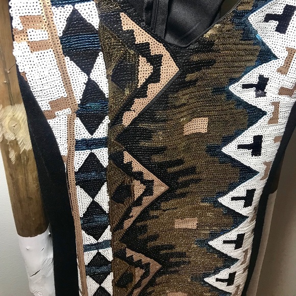 NWT Women’s Lush Sequin Front Bodycon Dress - Picture 4 of 6